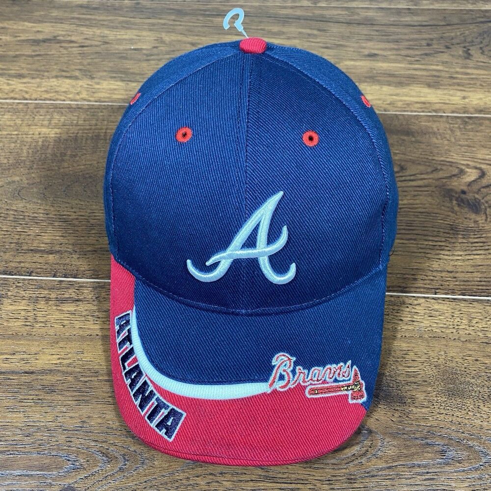 Vintage Atlanta Braves Twins Enterprise Adjustable Strapback Cap Hat Deadstock